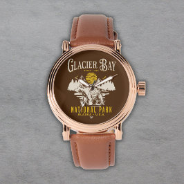 Glacier Bay National Park Nature Lover Gift Horloge