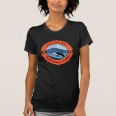 Glacier Bay National Park Orca Retro Compass T-shirt (Voorkant)