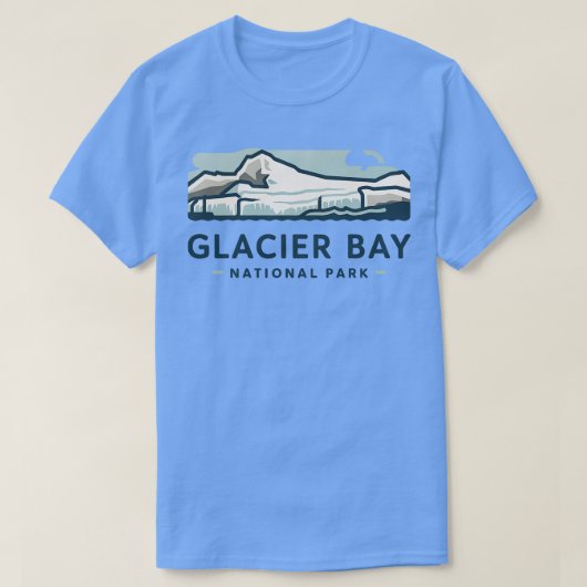 Glacier Bay National Park Reizen Tshirt TShirt 4 (Design voorkant)