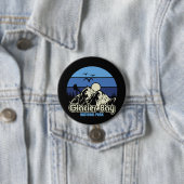 Glacier Bay National Park Ronde Button 7,6 Cm (In situ)