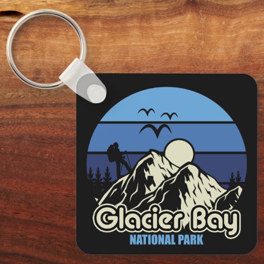  Glacier Bay National Park Sleutelhanger (Voorkant)