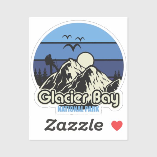  Glacier Bay National Park Sticker (Vel)