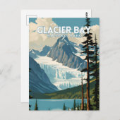 Glacier Bay National Park Traditionele reizen Briefkaart (Voorkant / Achterkant)