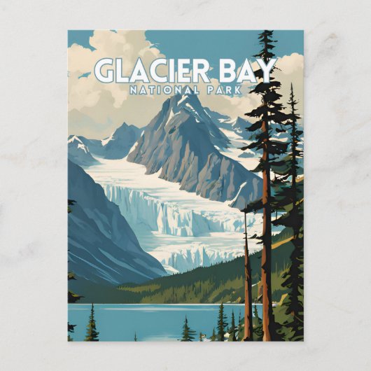 Glacier Bay National Park Traditionele reizen Briefkaart (Voorkant)