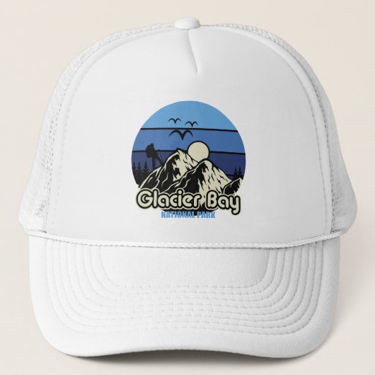 Glacier Bay National Park Trucker Pet (Voorkant)