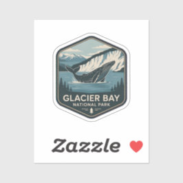 Glacier Bay National Park Walvis Badge Sticker