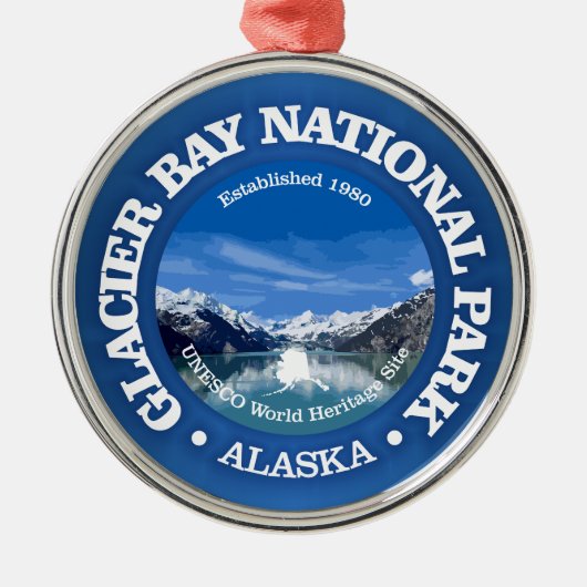 Glacier Bay NP2 Metalen Ornament (Voorkant)