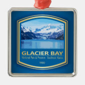 Glacier Bay NP (PF1) Metalen Ornament (Voorkant)