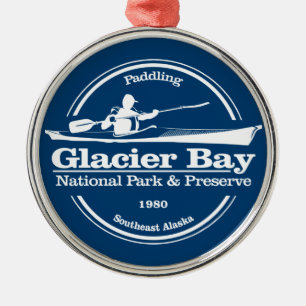 Glacier Bay NP (SK) Metalen Ornament