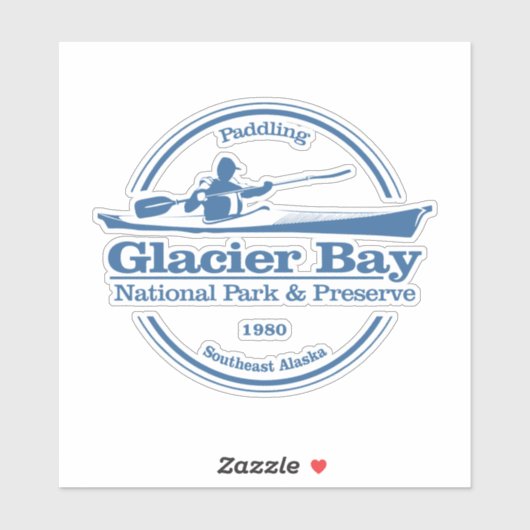 Glacier Bay NP (SK) Sticker (Vel)