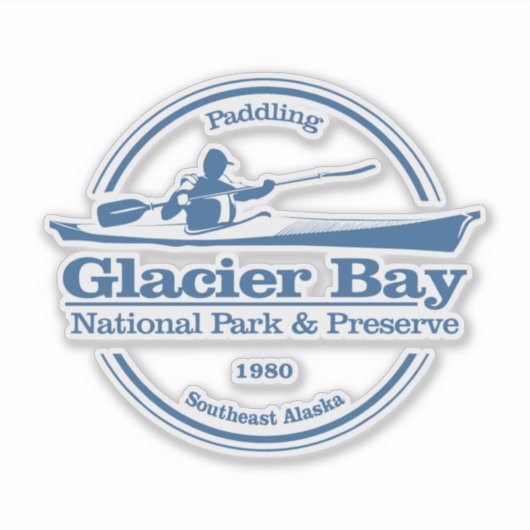 Glacier Bay NP (SK) Sticker (Voorkant)