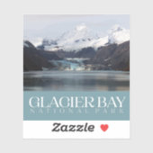 Glacier Bay Sticker, Nationaal Park Decal Sticker (Vel)