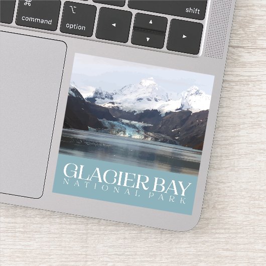 Glacier Bay Sticker, Nationaal Park Decal Sticker (Detail)