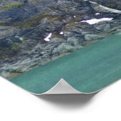 Glacier Bay Waterval Poster (Hoek)