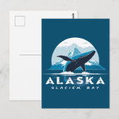 Glacier Bay Whale - Alaska Briefkaart (Voorkant / Achterkant)