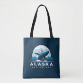 Glacier Bay Whale - Alaska Tote Bag (Voorkant)