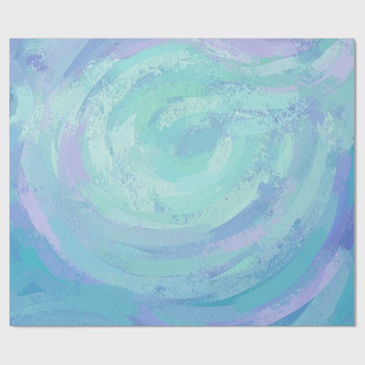 Glacier Blue Cadeaupapier (Vlak)