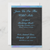 Glacier Blue Monogram Kaart (Achterkant)