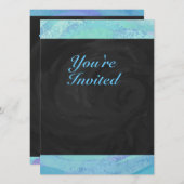 Glacier Blue Monogram Kaart (Voorkant / Achterkant)