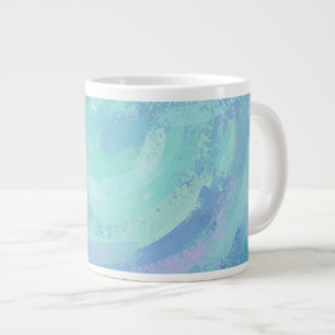 Glacier Blue Textured Grote Koffiekop