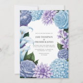 Glacier Bluebell/Soft Periwinkle & Winter Wisteria Kaart (Voorkant)