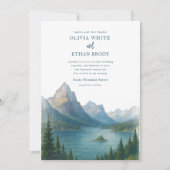 Glacier bruiloft uitnodiging (Voorkant)