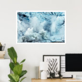 Glacier Calving Poster (Thuiskantoor)