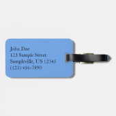 Glacier-Fed Waters van Alaska Bagagelabel (Achterkant horizontaal)