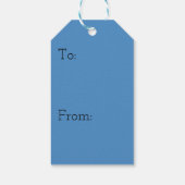 Glacier-Fed Waters van Alaska Cadeaulabel (Achterkant)