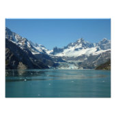 Glacier-Fed Waters van Alaska Foto Afdruk (Voorkant)