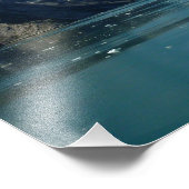 Glacier-Fed Waters van Alaska Foto Afdruk (Hoek)