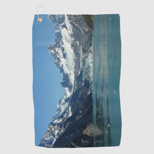 Glacier-Fed Waters van Alaska Golfhanddoek (Voorkant)