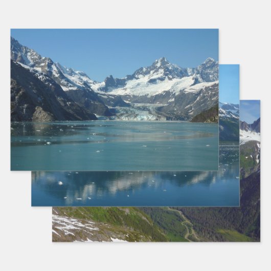 Glacier-Fed Waters van Alaska Inpakpapier Vel (Set)