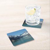 Glacier-Fed Waters van Alaska Kartonnen Onderzetters (Insitu)