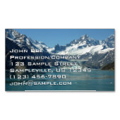 Glacier-Fed Waters van Alaska Magnetisch Visitekaartje (Voorkant)