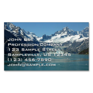Glacier-Fed Waters van Alaska Magnetisch Visitekaartje
