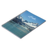 Glacier-Fed Waters van Alaska Notitieboek (Linkerzijde)