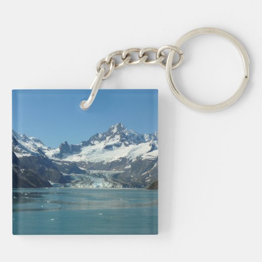 Glacier-Fed Waters van Alaska Sleutelhanger (Achterkant)