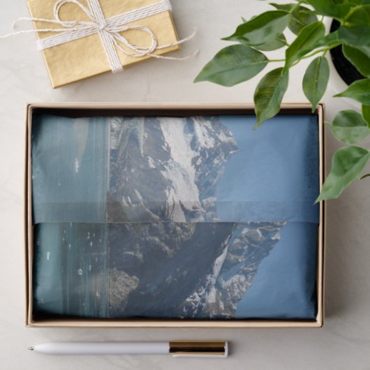 Glacier-Fed Waters van Alaska Tissuepapier (Geschenk)