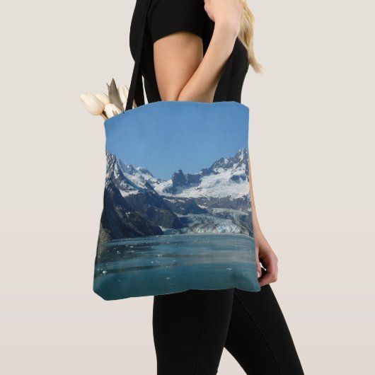 Glacier-Fed Waters van Alaska Tote Bag (Dichtbij)