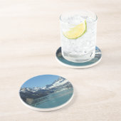 Glacier-Fed Waters van Alaska Zandsteen Onderzetter (Zijkant)