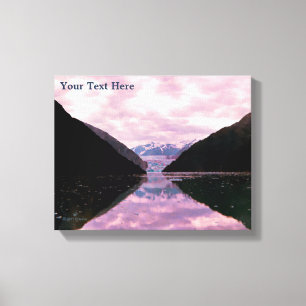Glacier Fjord Canvas Afdruk