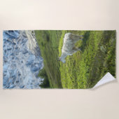 Glacier Geit - Strandlaken (Voorkant)