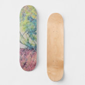 Glacier Ice Abstract Art Colorful Skateboard Deck (Voorkant)