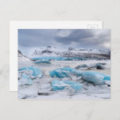 Glacier Ice landscape, IJsland Briefkaart (Voorkant / Achterkant)