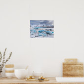 Glacier Ice landscape, IJsland Poster (Keuken)