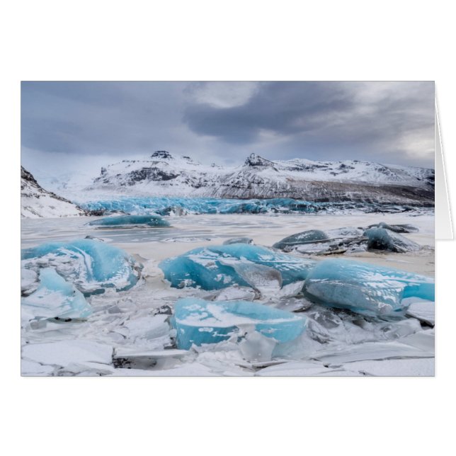Glacier Ice-landschap, IJsland (Voorkant Horizontaal)