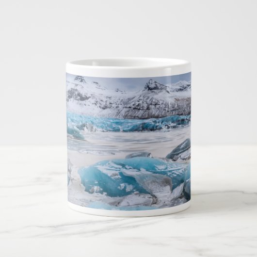 Glacier Ice-landschap, IJsland Grote Koffiekop (Voorkant)