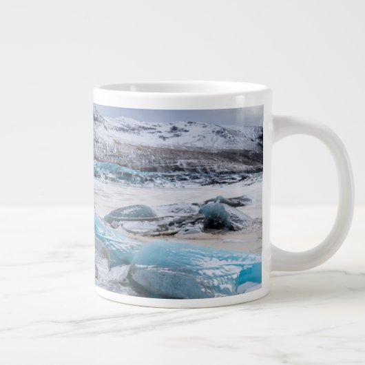 Glacier Ice-landschap, IJsland Grote Koffiekop (Rechts)