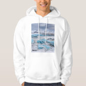 Glacier Ice-landschap, IJsland Hoodie (Voorkant)